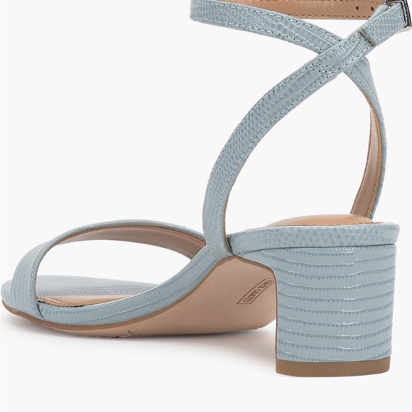 NWT Vince Camuto Lilla Ankle Strap Sandal Celeste Blue 8.5 - Picture 2 of 8